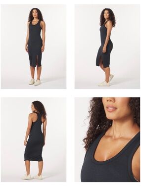 NWT Glyder Black  Breezy Midi Dress - size medium